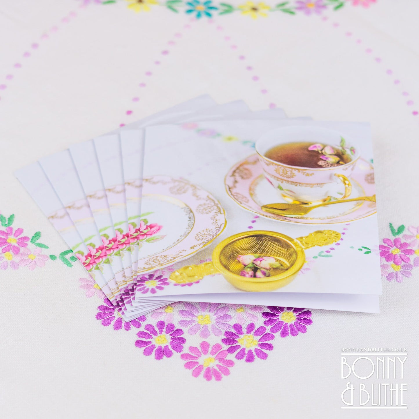 Notecards Rose Tea