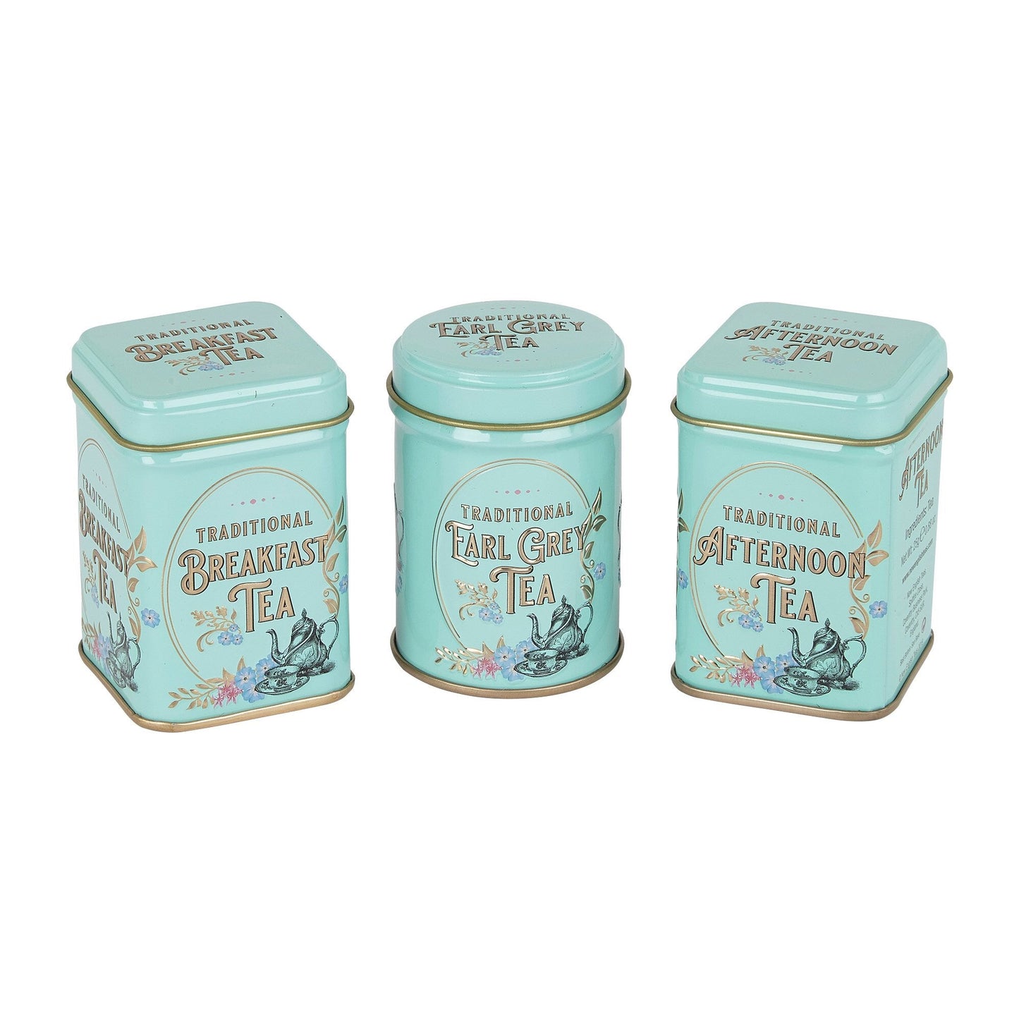 Vintage Victorian Tea Tins - Mini Loose Leaf Gift Set