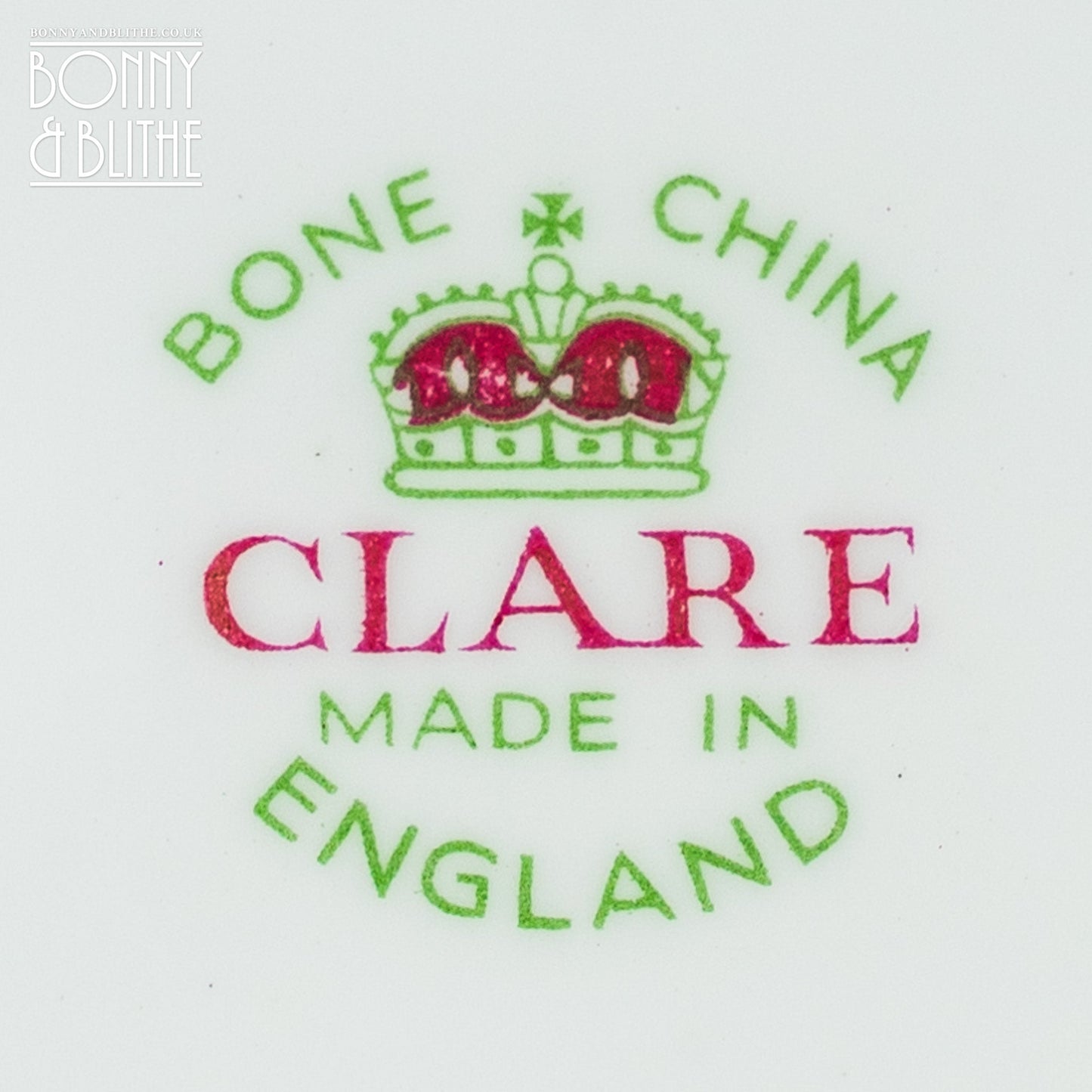Clare China Rose Spray Teacup Set