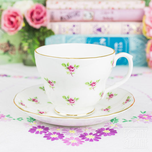 Duchess Rosebud Breakfast Cup and Saucer